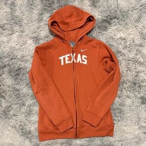 Kids Nike Texas Long Horns Full Zip Up Hoodie Large